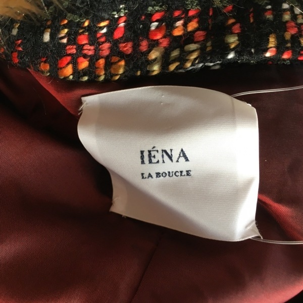 イエナ IENA サイズ38 M - 黒×レッド×マルチ レディース 長袖/冬 コート_画像3