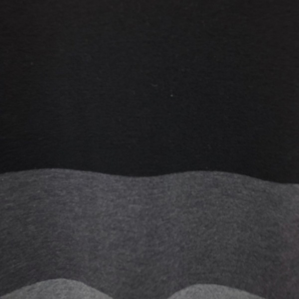 ジュンアシダ JUN ASHIDA サイズM - 黒×ダークグレー×ライトグレー レディース クルーネック/七分袖/ひざ丈/ニット ワンピース_画像7