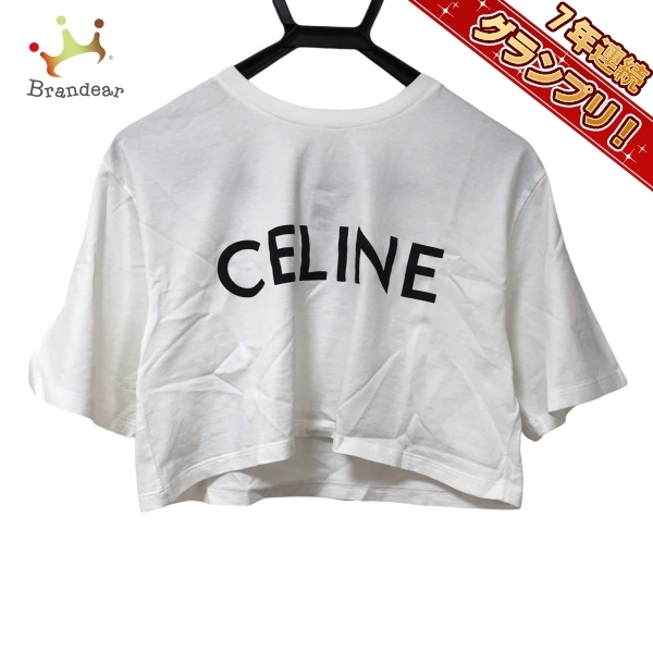 大好き 白×黒 - サイズM 半袖Tシャツ CELINE セリーヌ レディース
