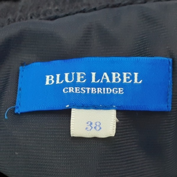 ブルーレーベルクレストブリッジ BLUE LABEL CRESTBRIDGE サイズ38 M - ダークネイビー×ベージュ×マルチ レディース ワンピース_画像3