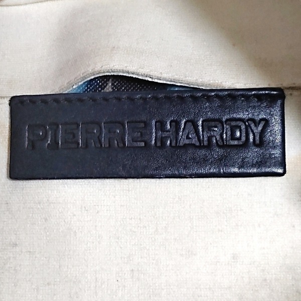 ピエールアルディ PIERRE HARDY ハンドバッグ - PVC(塩化ビニール)×レザー 黒×ライトグリーン×マルチ 花柄 バッグ_画像8