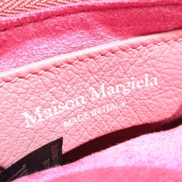 メゾンマルジェラ Maison Margiela ショルダーバッグ SB1WG0022 5AC ベビー レザー ピンク レディース チェーンショルダー 美品 バッグ_画像7