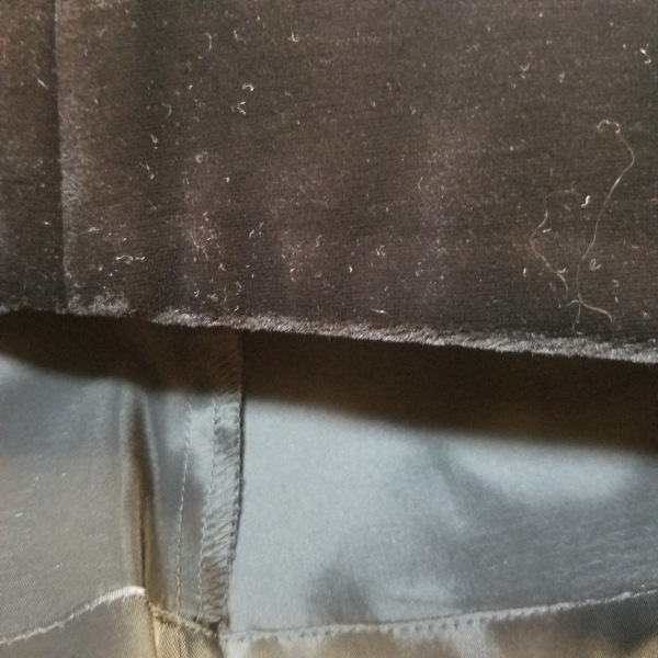 エムプルミエ M-PREMIER スカートスーツ - 黒 レディース ベロア レディーススーツ_画像8