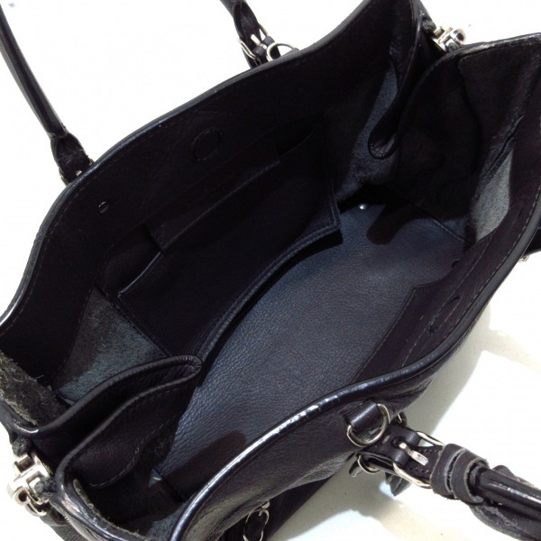  Balenciaga BALENCIAGA большая сумка 370926 бумага A6 кожа темно-серый женский сумка 
