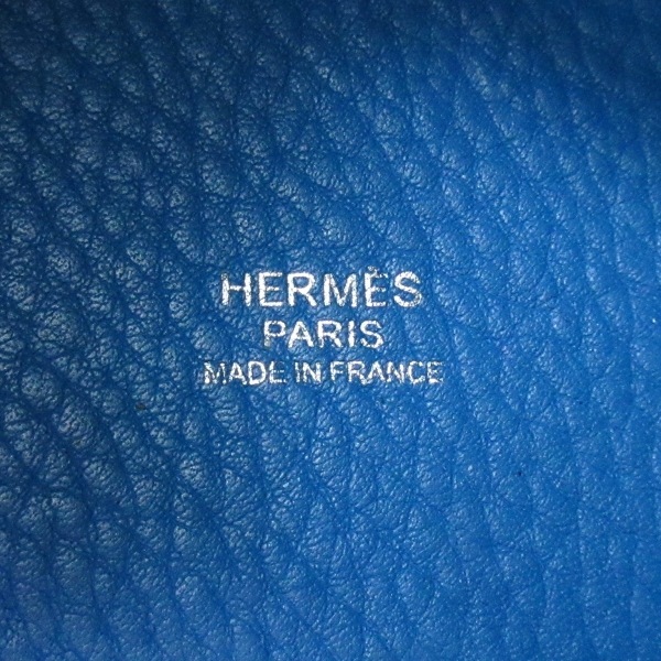 エルメス HERMES ハンドバッグ ピコタンロックPM トリヨンクレマンス ブルーエレクトリック シルバー金具 X バッグ_画像7