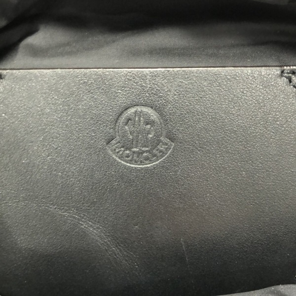 モンクレール MONCLER ショルダーバッグ I209B5L00011M3530 KILIA SMALL ナイロン×レザー シルバー×黒 美品 バッグ_画像7