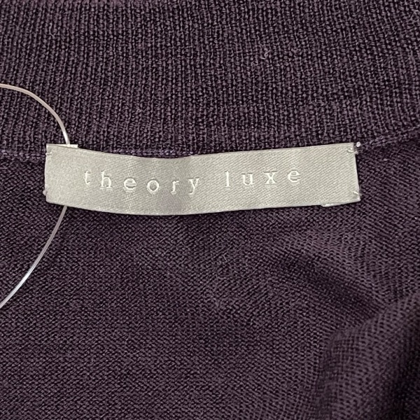 セオリーリュクス theory luxe 七分袖セーター サイズ38 M - パープル レディース トップス_画像3