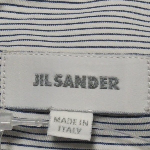 ジルサンダー JILSANDER 長袖シャツ サイズ39 - 白×ダーク ジルサンダー JILSANDER 長袖シャツ サイズ39 - 白×ダーク