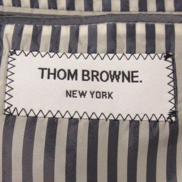 トムブラウン THOM BROWNE シングルスーツ サイズ00 XS グレー メンズ チェック柄 メンズスーツ_画像3