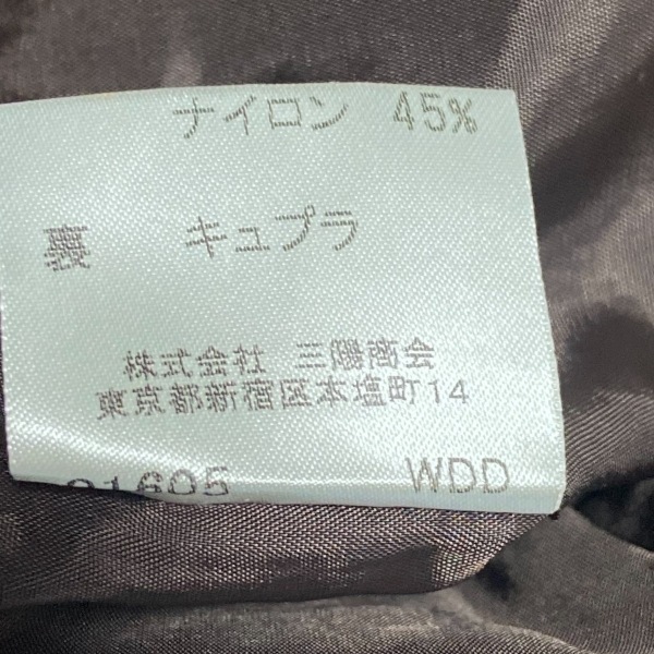 バーバリーロンドン Burberry LONDON ブルゾン サイズ38 L - ダークブラウン×黒 レディース 長袖/ジップアップ/春/秋 ジャケット_画像5