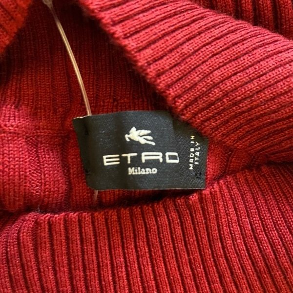 エトロ ETRO 長袖セーター サイズ48 XL - ボルドー レディース ハイネック トップス_画像3