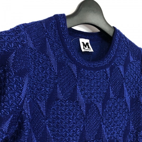 ミッソーニ MISSONI 長袖セーター サイズ40 M - ブルー レディース クルーネック トップス_画像8