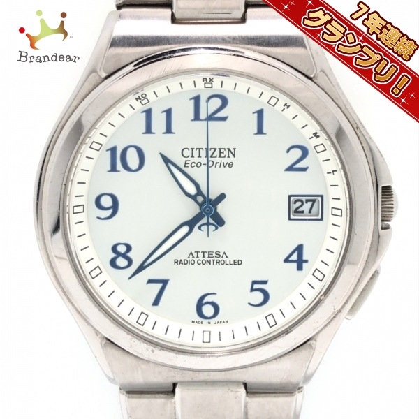 CITIZEN(シチズン) 腕時計 ATTESA(アテッサ) H110-T011331 メンズ エコドライブ 白_画像1