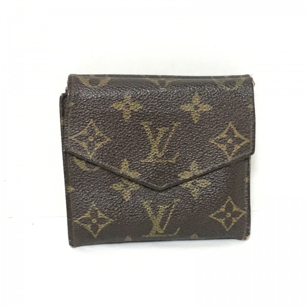 ルイヴィトン LOUIS VUITTON Wホック財布 190 ポルトモネビエ(旧型) モノグラム・キャンバス 883AN 財布 モノグラム_画像2