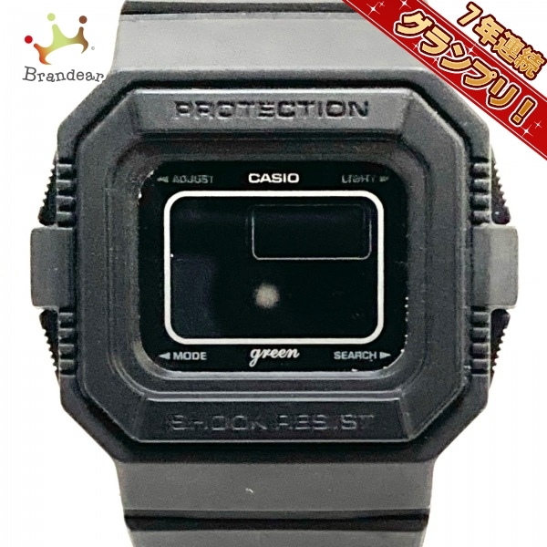 CASIO(カシオ) 腕時計 g-shock mini GMN-550GR ボーイズ greenコラボ 黒_画像1