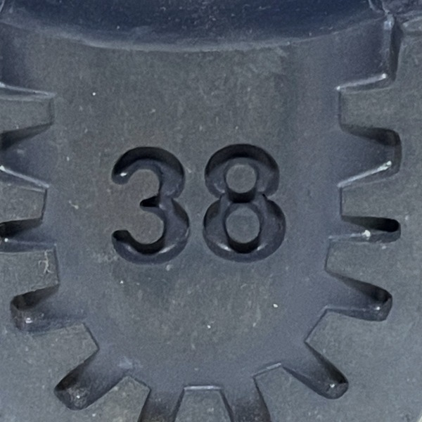 カンペール CAMPER ショートブーツ 38 - レザー×化学繊維 黒×ネイビー レディース チェルシーブーツ/サイドゴア 靴_画像6