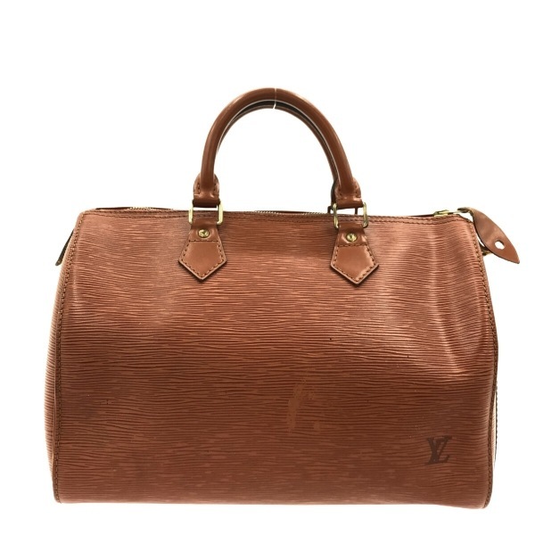 お得なセット価格 ルイヴィトン LOUIS VUITTON ハンドバッグ M43003 スピーディ30 レザー（LVロゴの刻印入り） ケニアブラウン VI0974 バッグ エピ