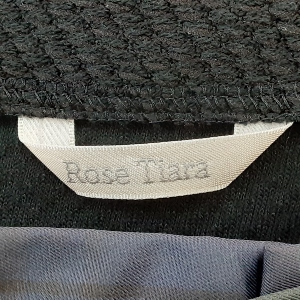 ローズティアラ Rose Tiara チュニック サイズ42 L - 黒×ダークネイビー×ダークグリーン レディース ワンピース_画像3