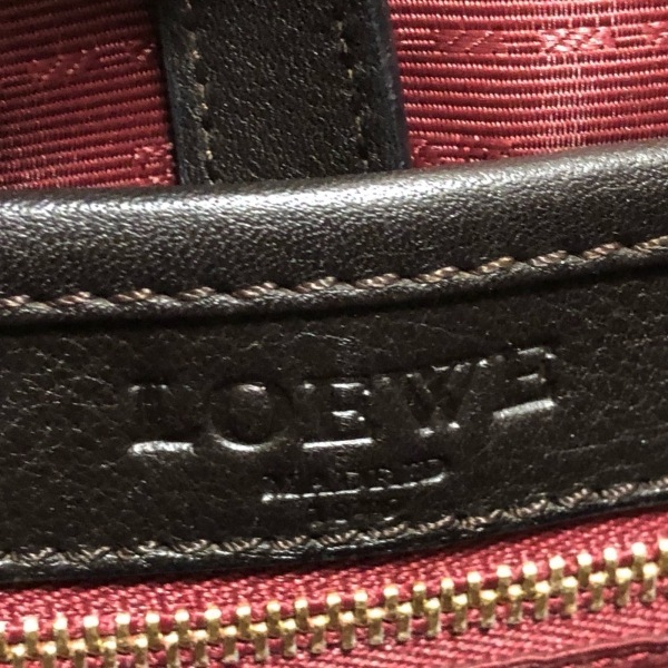 ロエベ LOEWE ショルダーバッグ ヘリテージ レザー 黒 バッグ_画像8