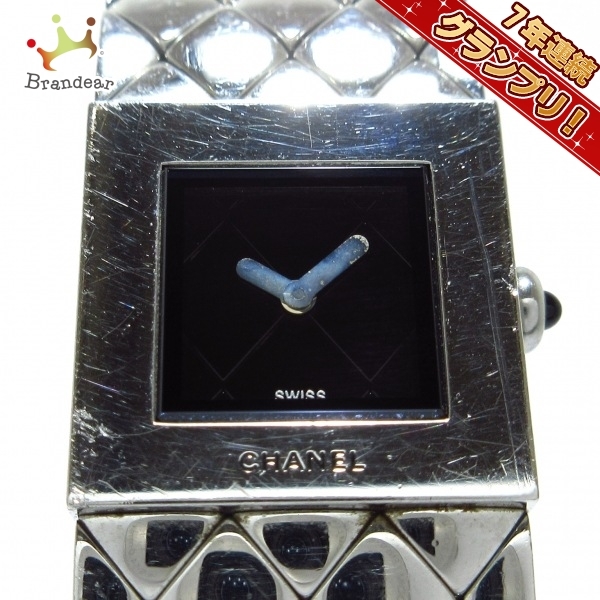 CHANEL(シャネル) 腕時計 マトラッセ H0009 レディース 黒
