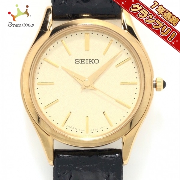 SEIKO(セイコー) 腕時計 EXCELINE(エクセリーヌ) SWDL160/4J41-0AM0 レディース ゴールド_画像1