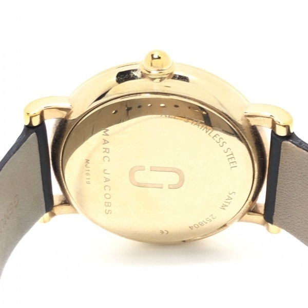 MARC JACOBS(マークジェイコブス) 腕時計 - MJ1619 レディース 黒×ゴールド_画像4