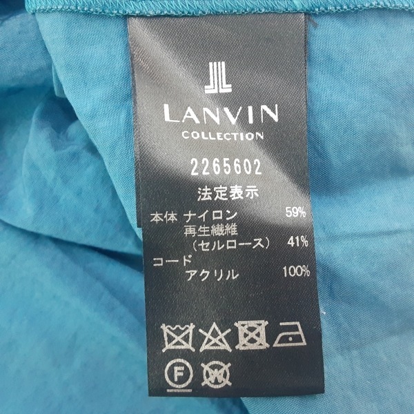 ランバンコレクション LANVIN COLLECTION 長袖カットソー サイズ38 M - ブルー レディース トップス_画像4