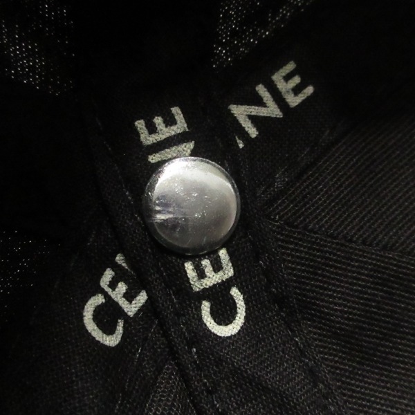 セリーヌ CELINE キャップ L 57-61 - 黒×白 帽子_画像9