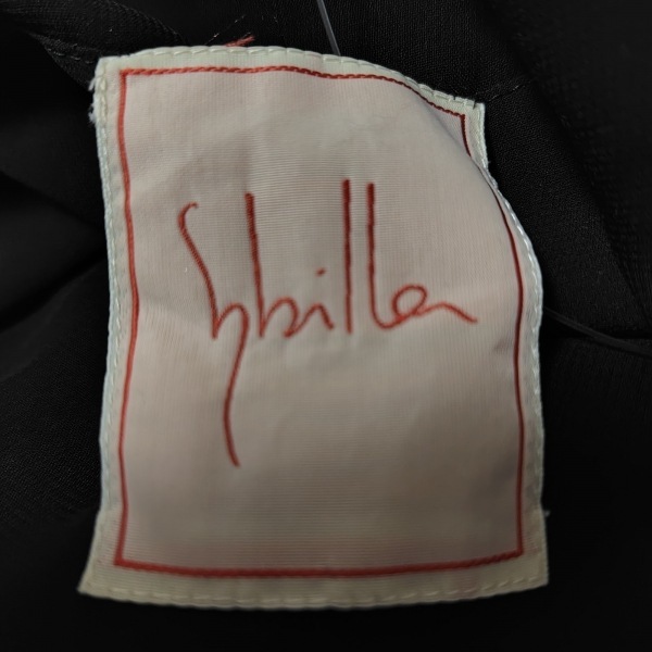 シビラ Sybilla ノースリーブカットソー サイズM - 黒 レディース トップス_画像3