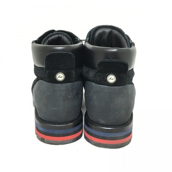 モンクレール MONCLER ブーツ 41 - 化学繊維 黒 ×FRAGMENT（フラグメント）/トレッキングブーツ 靴_画像3
