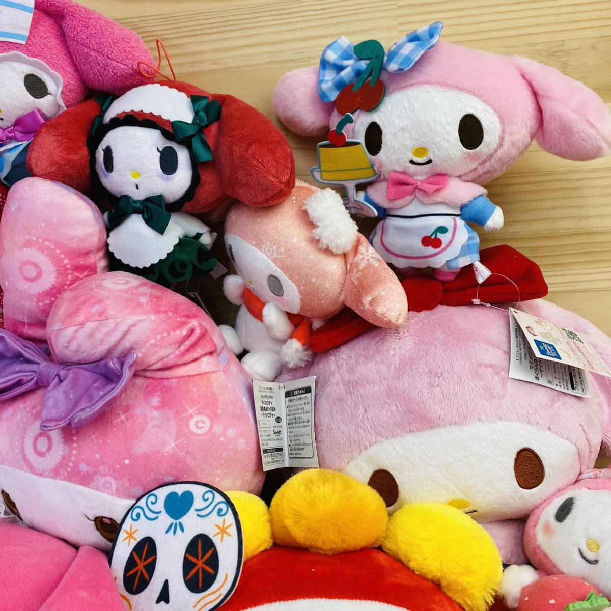 XX35530 まとめ売り sanrio サンリオ マイメロディ 大量 マスコット ぬいぐるみ_画像10