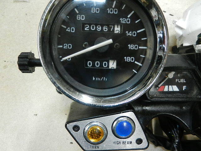 1219　4HM　XJR400　ジャンク　メーター　スピードメーター　タコメーター　80サイズ　ヤマハ_画像9