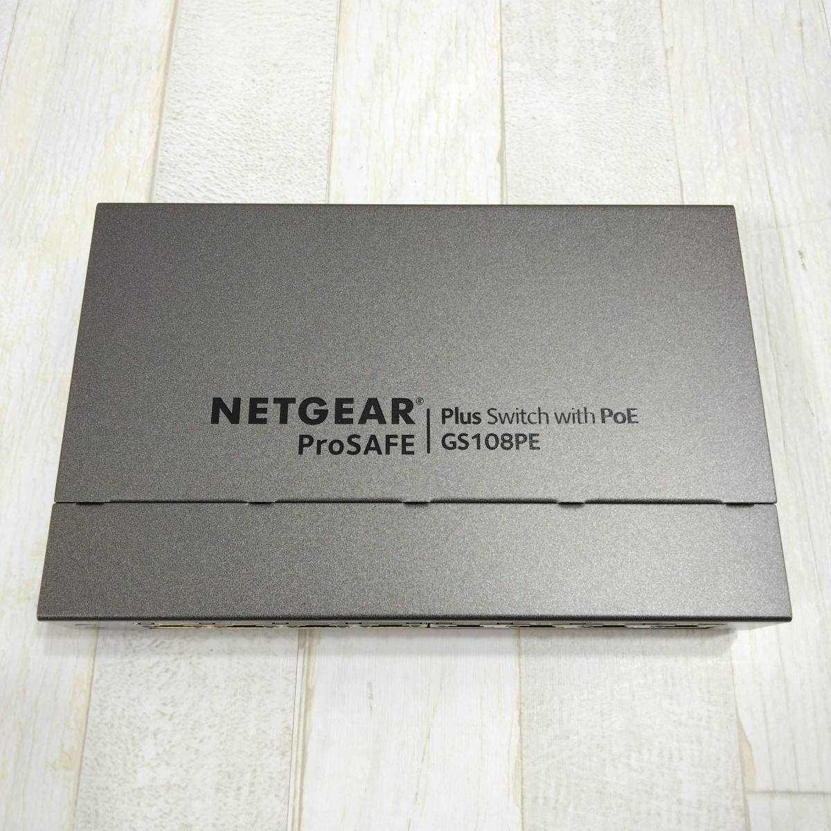 送料無料! NETGEAR GS108PE ネットギア ProSAFE Plus 8-Port Gigabit Switch with 4-port PoE GS108PEv3 動作未チェック ジャンク扱い_画像5