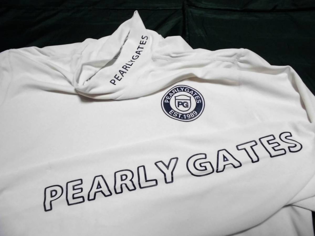 ★PEARLY GATES パーリーゲイツ 女性用 ロングスリーブ モック シャツ ３_画像2