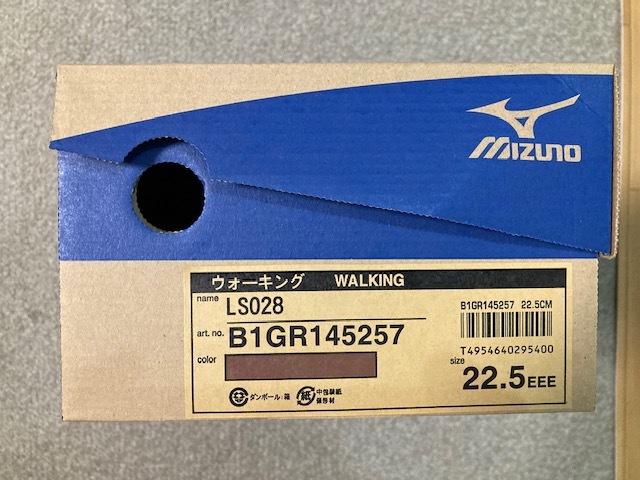 ★新品未使用品★MIZUNO★ミズノ ウォーキングシューズ LS028 22.5cm ブロンズ B1GR145257 　_画像6