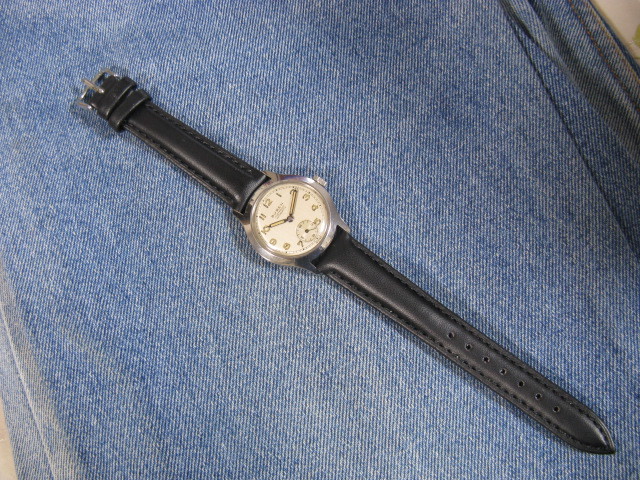 1950年代 BUREN ビュレン オールSS ブリティッシュウォッチ 英国アンティーク腕時計 稼働デットストック級品 注油済み_画像8