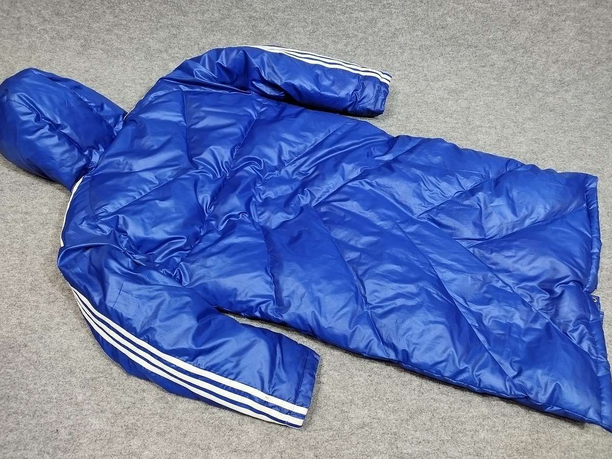  Adidas adidas soccer usually put on bench coat boa coat down coat [ size : L / color : photograph reference ] a little dirt .... soft 