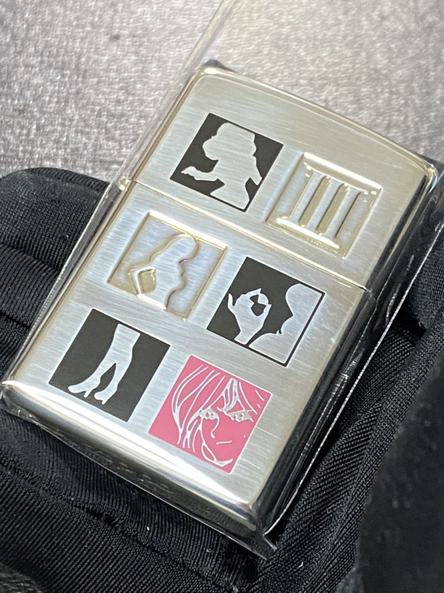 zippo LUPIN THE THIRD COLORS 不二子 希少モデル 2004年製 ルパン三世 シルバーインナー 2004年製 専用ケース 保証書付き