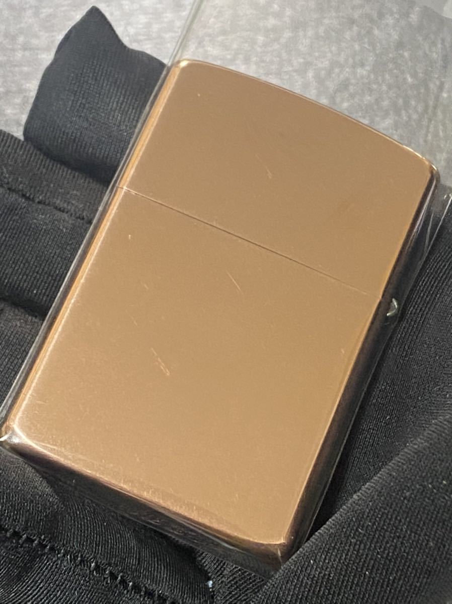 ZORRO COPPER zippo型 オイルライター ブロンズ コッパー 蓋付き オイル揮発防止付き_画像4