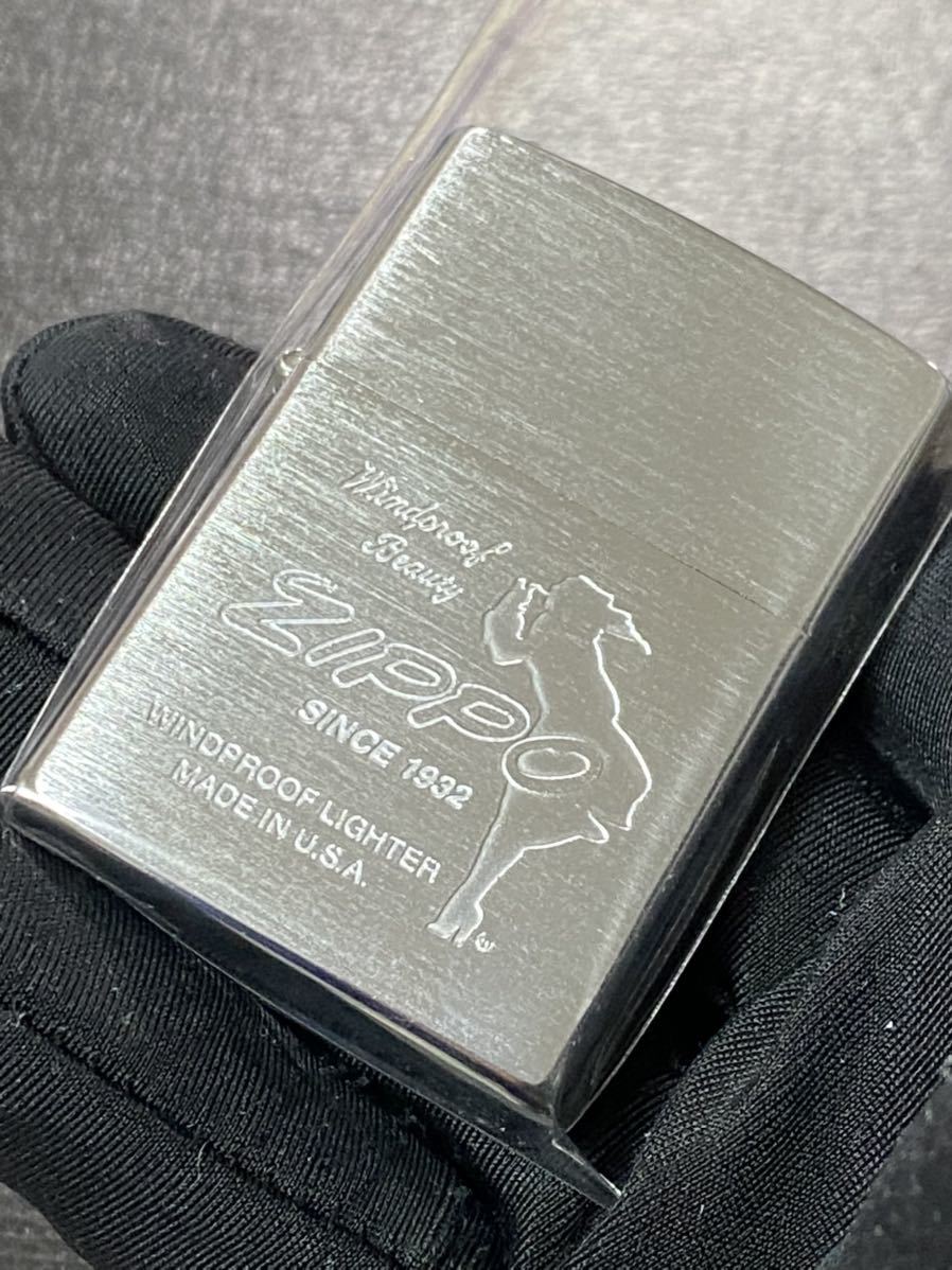 zippo ウィンディ ヴィンテージ 前面刻印 希少モデル 2000年製 WINDY シルバーインナー 1999年製 ケース 保証書付き