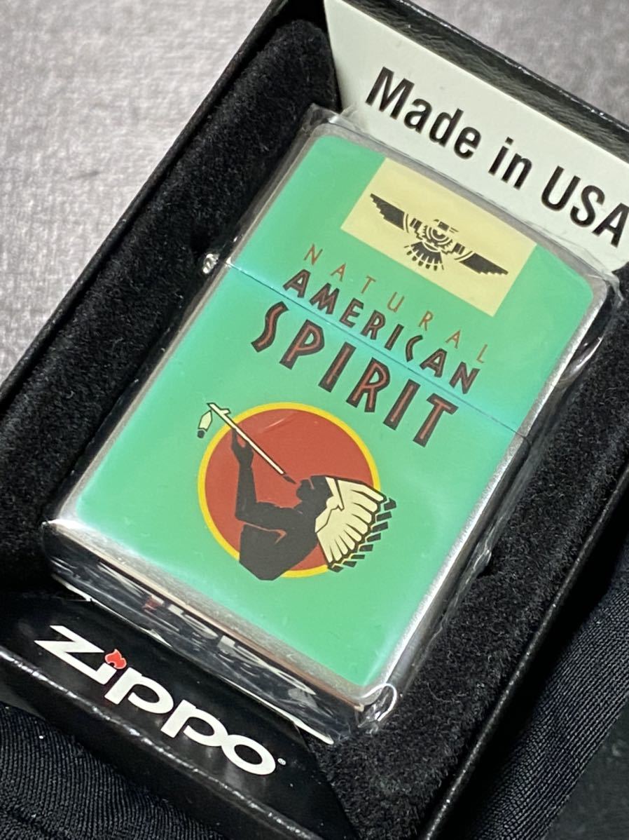 zippo アメリカンスピリット 限定品 特殊加工 希少モデル 2010年製 NATURAL AMERICAN SPIRIT シリアルナンバー NO.219 ケース 保証書付_画像1