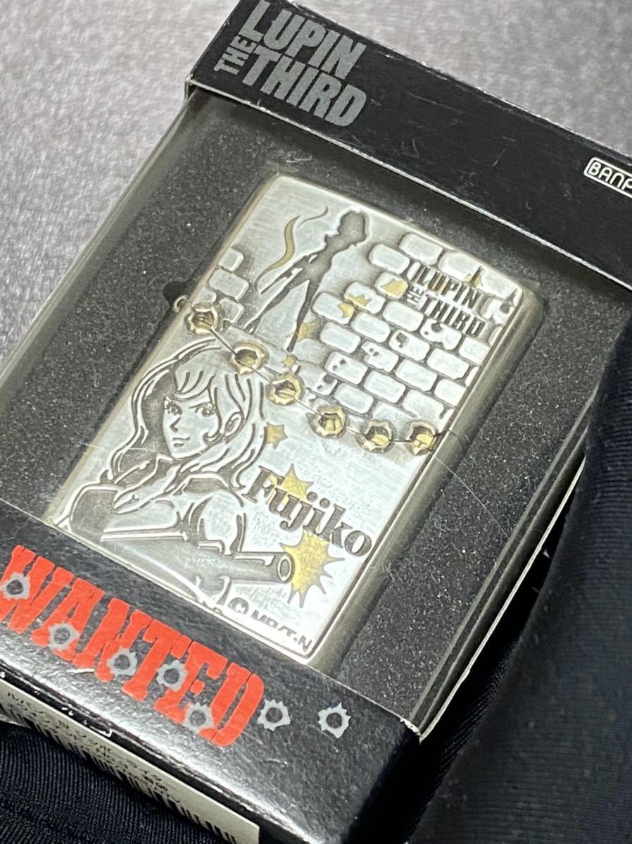 zippo ルパン三世 不二子 ウォンテッド 看破 トリック 特殊加工 希少モデル 2008年製 LUPIN THE THIRD 専用ケース 保証書付き