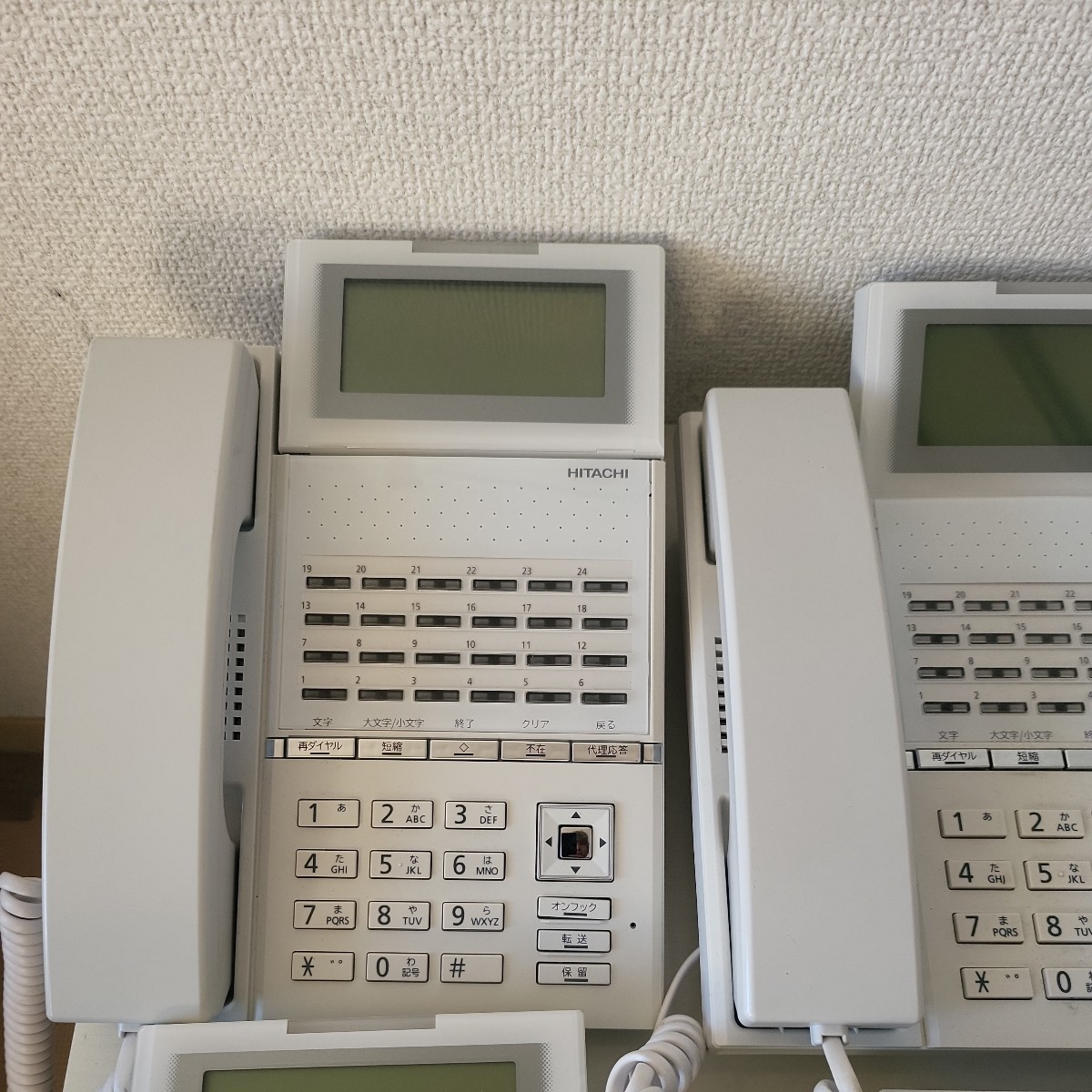 HITACHI/日立 IPテレフォニーソリューション 24ボタン多機能電話機4台セット 【HI-24G-TELSDA】 バラ売り可能の画像4