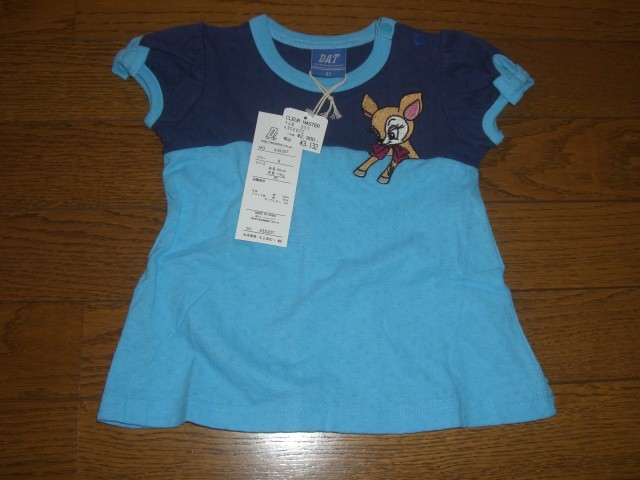 * new goods Bambi short sleeves T-shirt 80 *