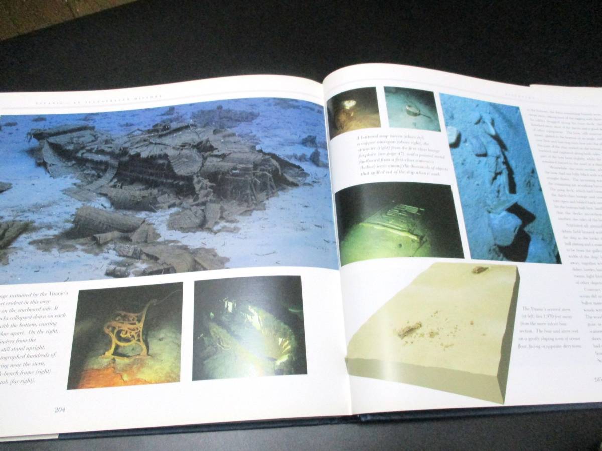  Thai tanik history illustrated reference book [ rare gorgeous large book@]* foreign book photoalbum Leonardo DiCaprio movie Titanic gorgeous passenger boat ship 