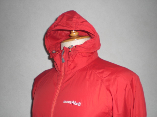 MONT・BELL モンベル ナイロンパーカジャケット赤 Sの画像3