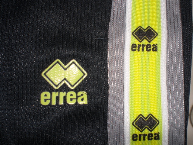 errea Arena jersey top and bottom setup dark blue yellow green 150 swim 