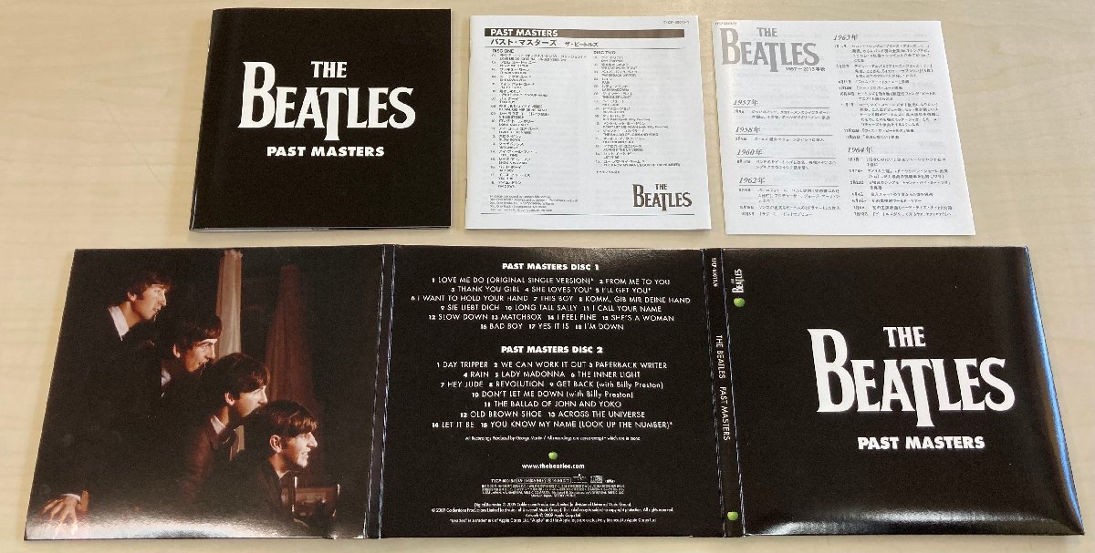 CDB4140 ビートルズ THE BEATLES / パスト・マスターズ 国内盤中古CD 2枚組 帯付き美品　ゆうメール送料100円_画像2