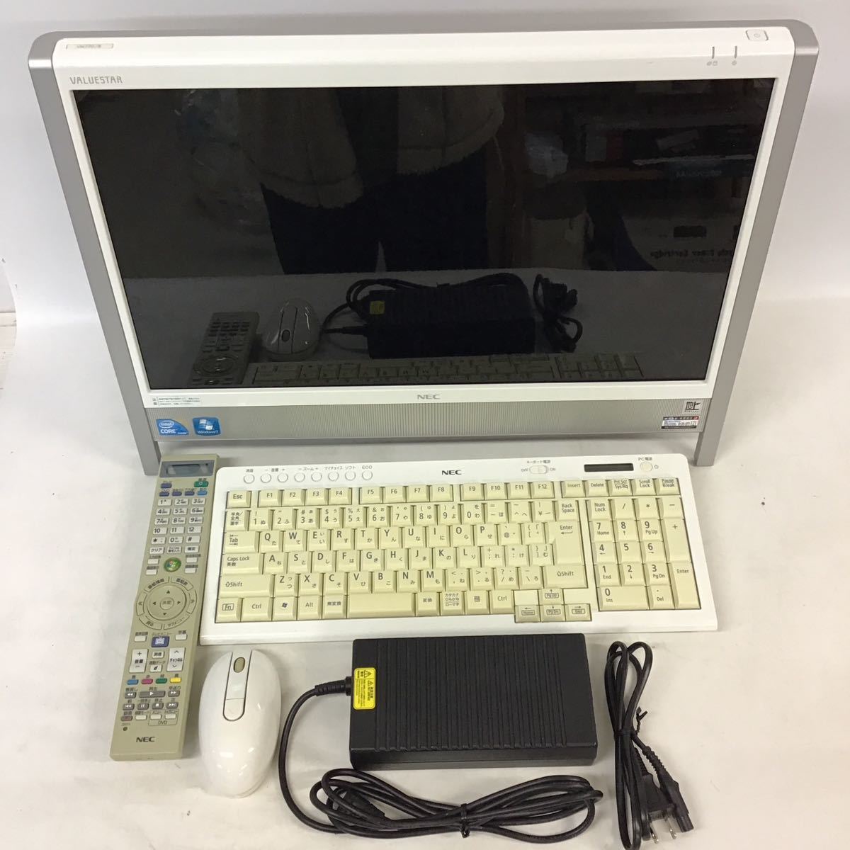 65【ジャンク】NEC VALUESTAR PC-VN770BS6W 一体型PC (140)_画像1