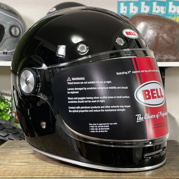 ☆US BELL BULLITT Gloss Black ベル ブリット フルフェイスヘルメット グロスブラック/XL 国内最安! 2022年製造 安心の即納です。_画像1